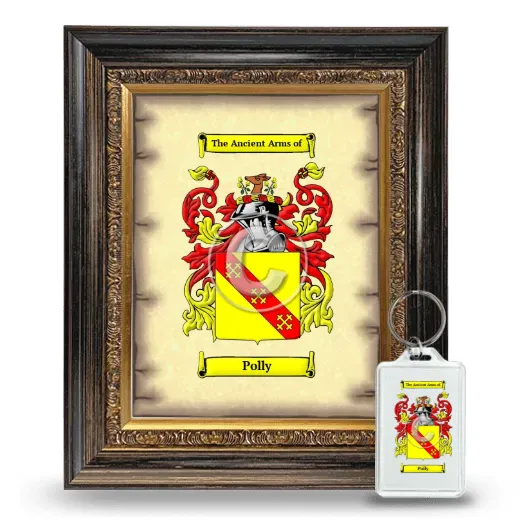 Polly Framed Coat of Arms and Keychain - Heirloom