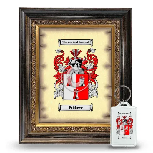 Pridowe Framed Coat of Arms and Keychain - Heirloom