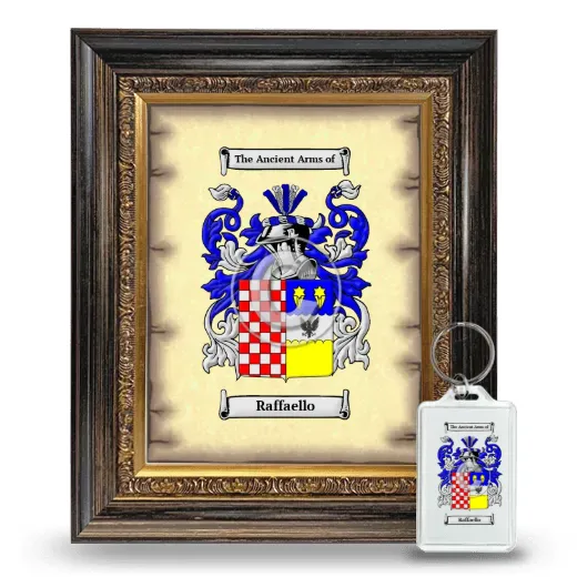 Raffaello Framed Coat of Arms and Keychain - Heirloom
