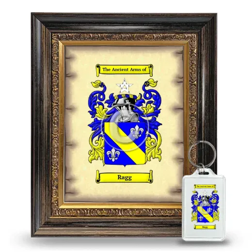 Ragg Framed Coat of Arms and Keychain - Heirloom