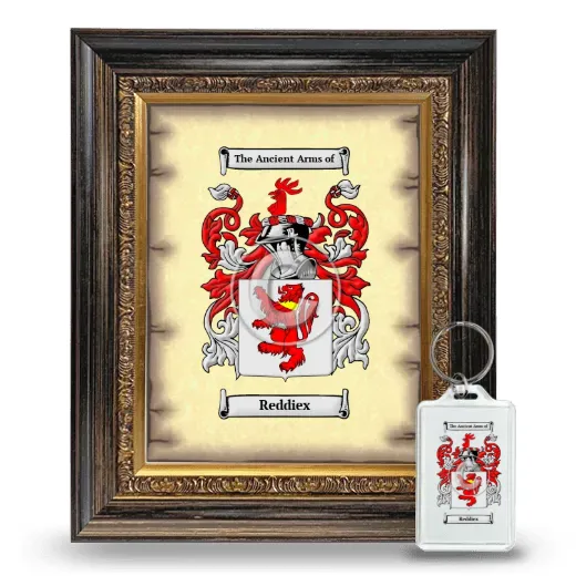 Reddiex Framed Coat of Arms and Keychain - Heirloom