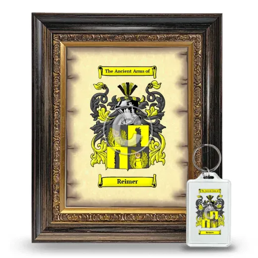 Reimer Framed Coat of Arms and Keychain - Heirloom