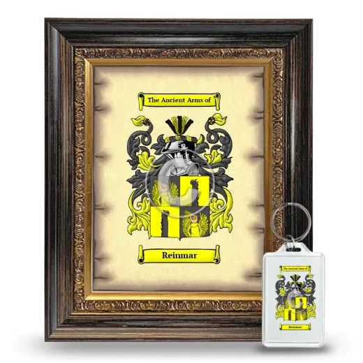 Reinmar Framed Coat of Arms and Keychain - Heirloom