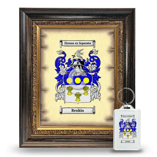 Renkin Framed Coat of Arms and Keychain - Heirloom