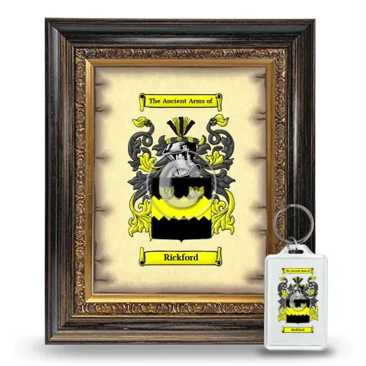 Rickford Framed Coat of Arms and Keychain - Heirloom