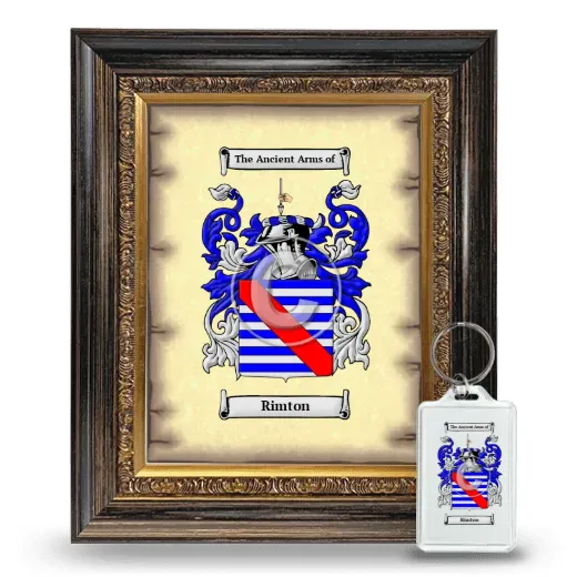 Rimton Framed Coat of Arms and Keychain - Heirloom