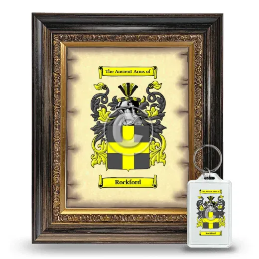 Rockford Framed Coat of Arms and Keychain - Heirloom