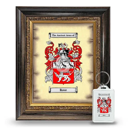 Rove Framed Coat of Arms and Keychain - Heirloom