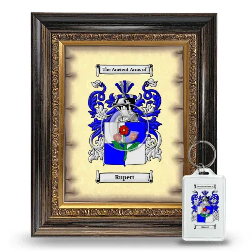 Rupert Framed Coat of Arms and Keychain - Heirloom