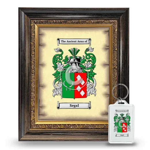 Segal Framed Coat of Arms and Keychain - Heirloom
