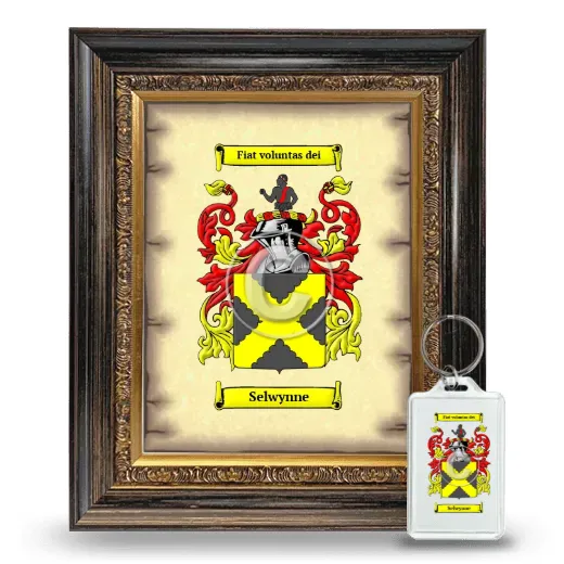 Selwynne Framed Coat of Arms and Keychain - Heirloom