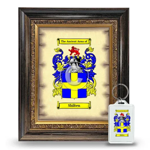 Shilten Framed Coat of Arms and Keychain - Heirloom