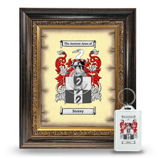 Sterey Framed Coat of Arms and Keychain - Heirloom