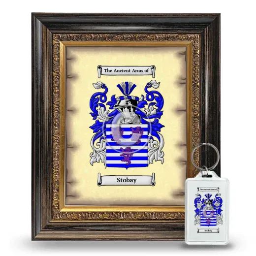 Stobay Framed Coat of Arms and Keychain - Heirloom