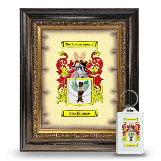 Stockhouse Framed Coat of Arms and Keychain - Heirloom