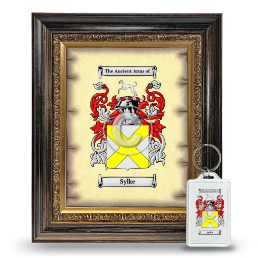 Sylke Framed Coat of Arms and Keychain - Heirloom
