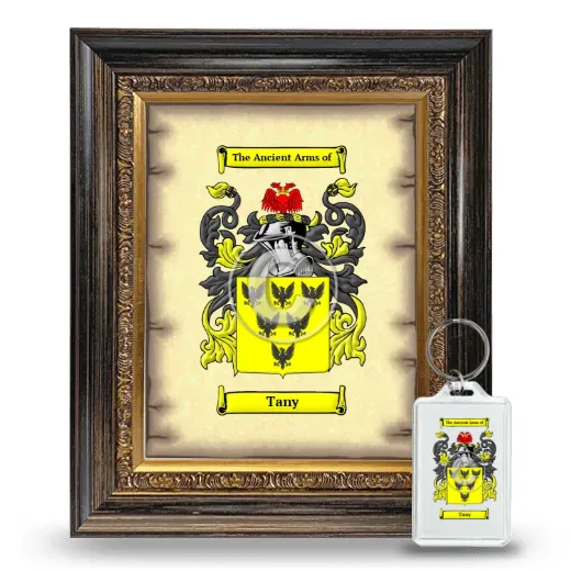 Tany Framed Coat of Arms and Keychain - Heirloom