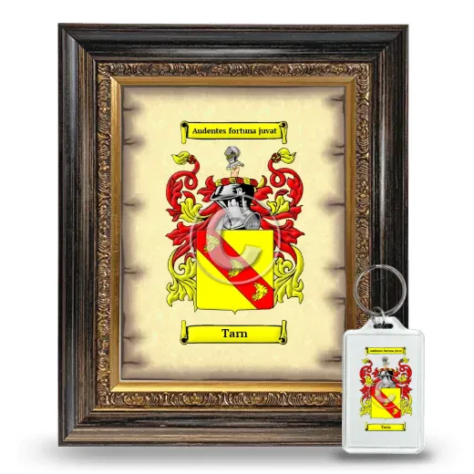 Tarn Framed Coat of Arms and Keychain - Heirloom