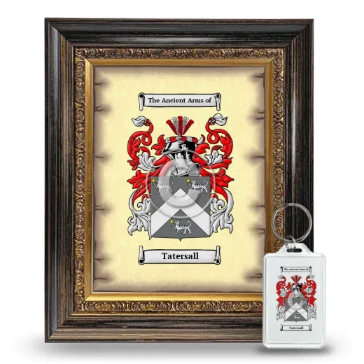 Tatersall Framed Coat of Arms and Keychain - Heirloom