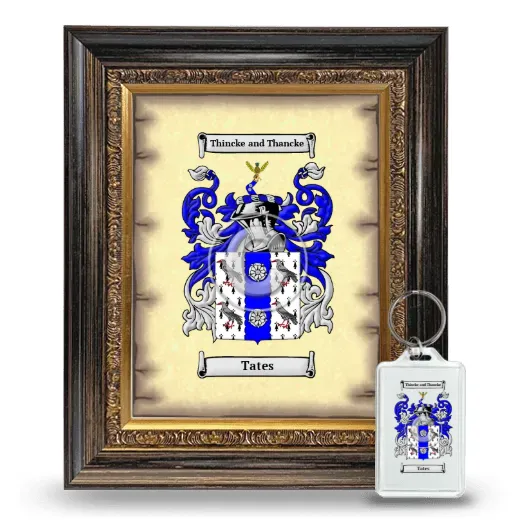 Tates Framed Coat of Arms and Keychain - Heirloom