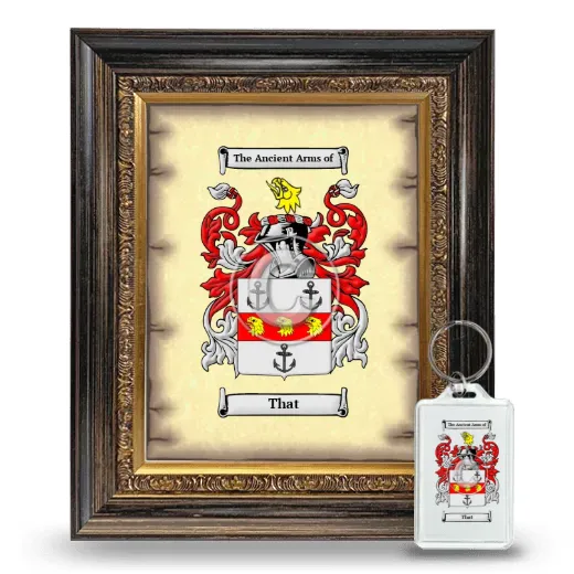 That Framed Coat of Arms and Keychain - Heirloom