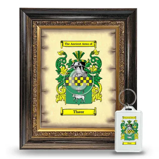 Thaur Framed Coat of Arms and Keychain - Heirloom