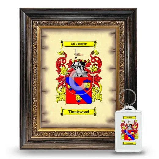 Tinniswood Framed Coat of Arms and Keychain - Heirloom