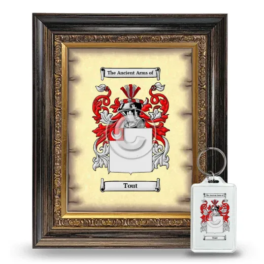 Tout Framed Coat of Arms and Keychain - Heirloom
