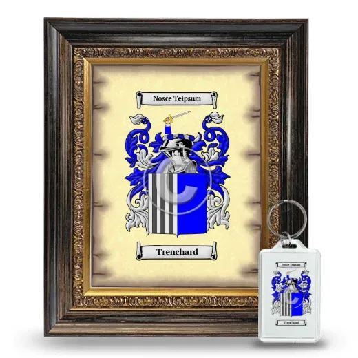 Trenchard Framed Coat of Arms and Keychain - Heirloom