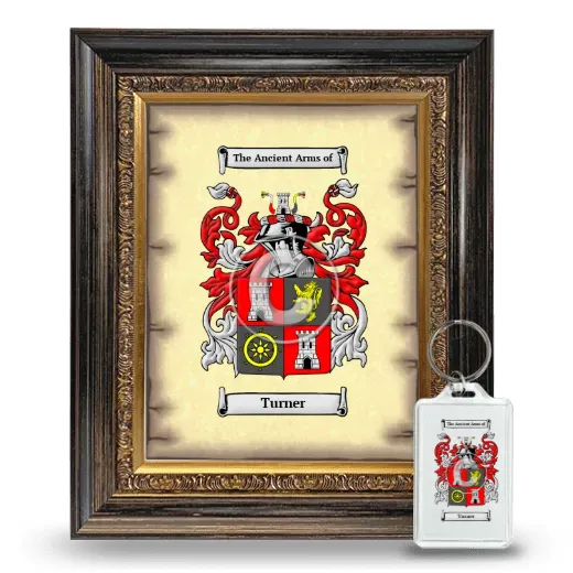 Turner Framed Coat of Arms and Keychain - Heirloom