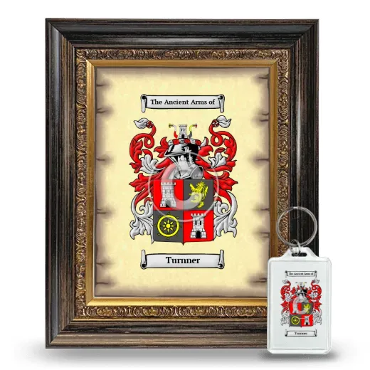 Turnner Framed Coat of Arms and Keychain - Heirloom