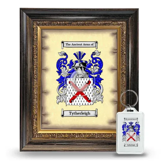 Tytherleigh Framed Coat of Arms and Keychain - Heirloom