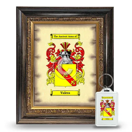Valera Framed Coat of Arms and Keychain - Heirloom