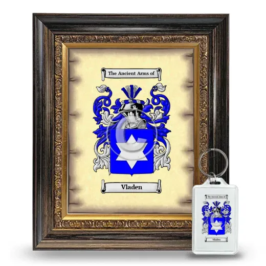 Vladen Framed Coat of Arms and Keychain - Heirloom