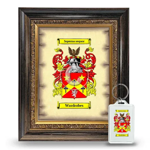Wardrobes Framed Coat of Arms and Keychain - Heirloom