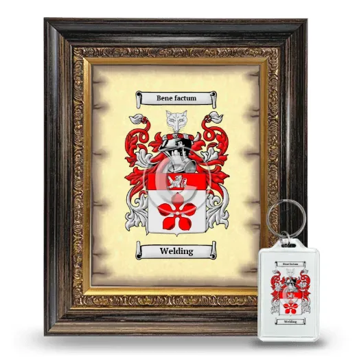 Welding Framed Coat of Arms and Keychain - Heirloom