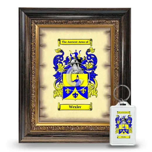 Wexler Framed Coat of Arms and Keychain - Heirloom