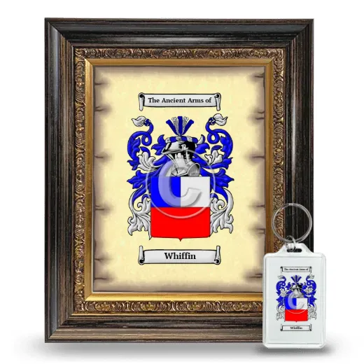 Whiffin Framed Coat of Arms and Keychain - Heirloom