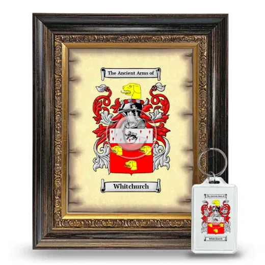 Whitchurch Framed Coat of Arms and Keychain - Heirloom