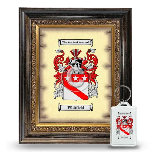 Whitfield Framed Coat of Arms and Keychain - Heirloom