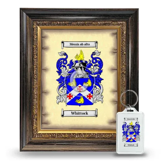 Whittock Framed Coat of Arms and Keychain - Heirloom
