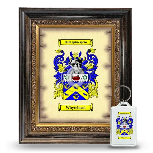 Whytehead Framed Coat of Arms and Keychain - Heirloom