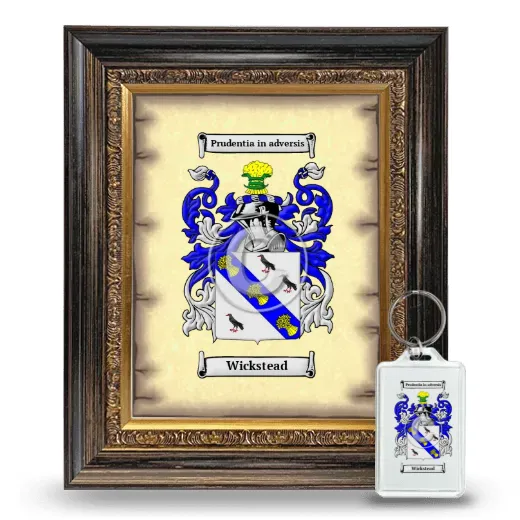 Wickstead Framed Coat of Arms and Keychain - Heirloom