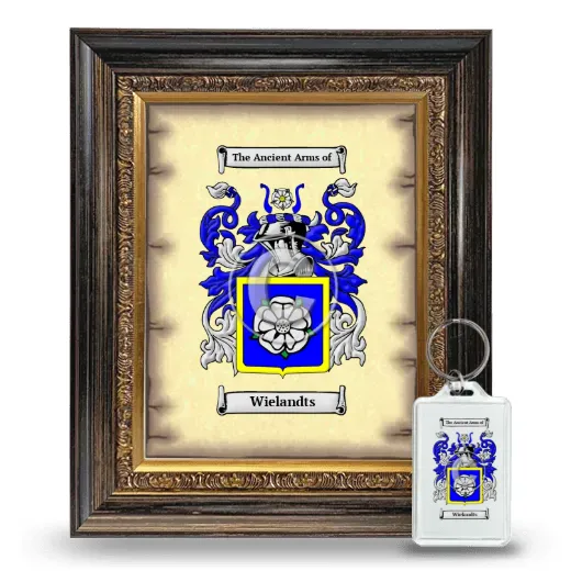 Wielandts Framed Coat of Arms and Keychain - Heirloom
