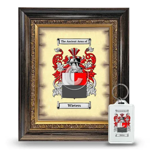 Wieters Framed Coat of Arms and Keychain - Heirloom
