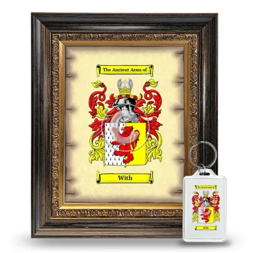 With Framed Coat of Arms and Keychain - Heirloom