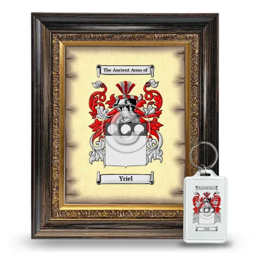 Yriel Framed Coat of Arms and Keychain - Heirloom