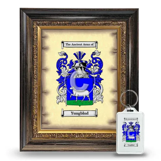 Yungblud Framed Coat of Arms and Keychain - Heirloom