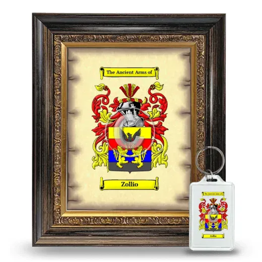 Zollio Framed Coat of Arms and Keychain - Heirloom