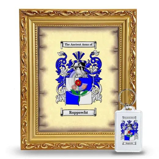 Rupprecht Framed Coat of Arms and Keychain - Gold